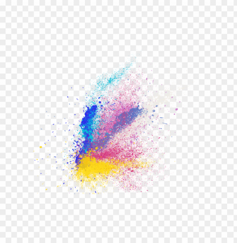 color powder explosion PNG Image Isolated with High Clarity