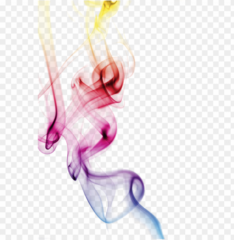 Color Smoke PNG Object Isolated With Transparency