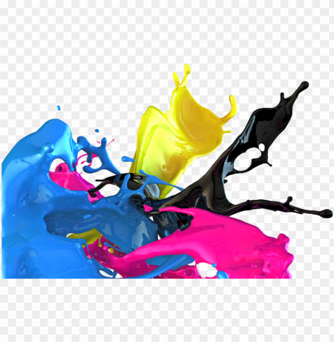color splash cmyk PNG pictures without background