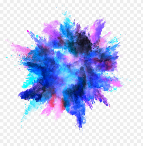 color splash effect - explosion Transparent Background PNG Isolated Design