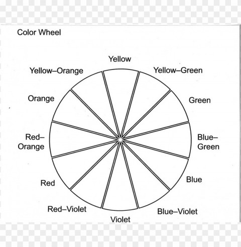 color wheel coloring page Clear background PNG images comprehensive package