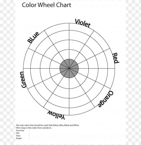 color wheel coloring page Free PNG download