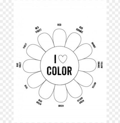 color wheel coloring page Free PNG images with alpha channel compilation