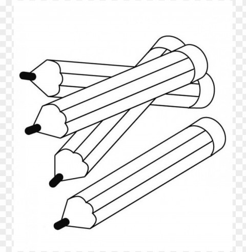 Colored Pencil Coloring Pages PNG With No Background For Free