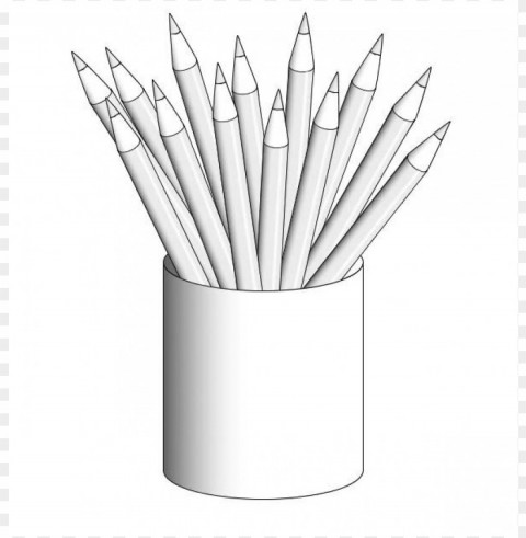 colored pencil coloring pages PNG with Transparency and Isolation