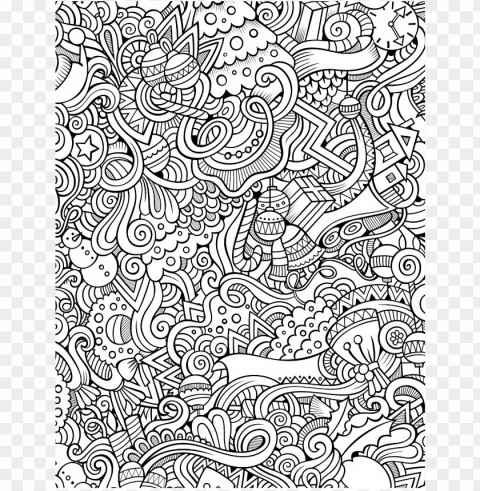 colored pencil coloring pages Transparent PNG images for printing