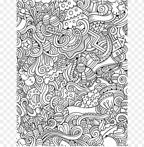 Colored Pencil Coloring Pages Transparent PNG Images For Printing