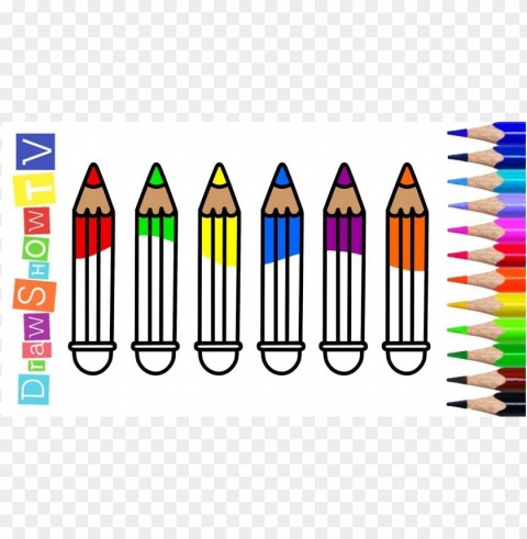 colored pencil coloring pages Transparent PNG images free download PNG transparent with Clear Background ID dfddd542
