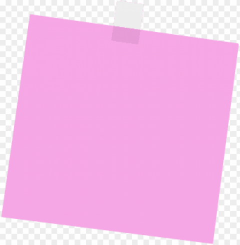 colored sticky note PNG Image with Transparent Background Isolation