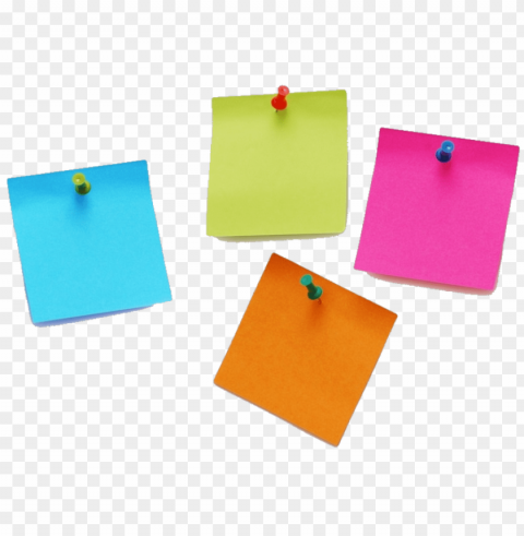 colored sticky note PNG images for merchandise