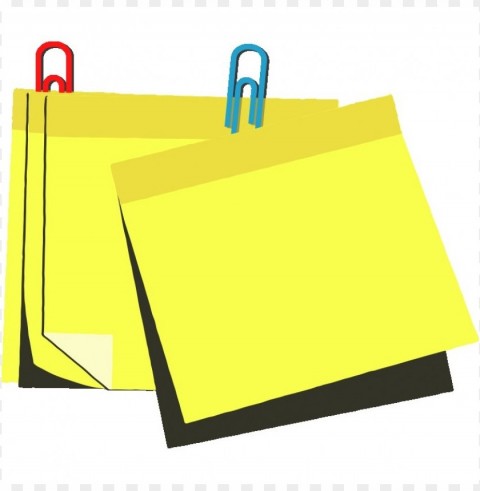 colored sticky note PNG images for printing