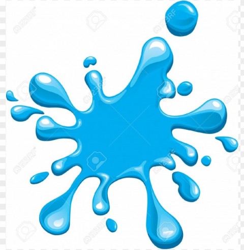 colored water splash clipart PNG Image with Transparent Isolated Graphic Element