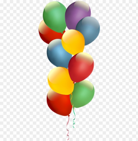 colorful birthday balloon colorful birthday balloon - balloo PNG Graphic Isolated with Clarity