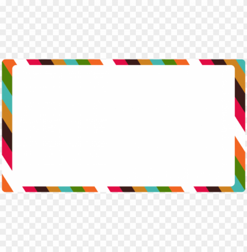 colorful border Transparent PNG Isolated Element with Clarity