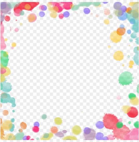 colorful border Transparent PNG Isolated Object