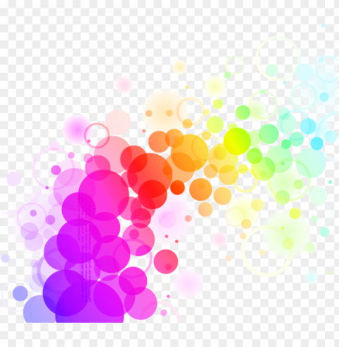 colorful bubble backgrounds Transparent Background PNG Isolated Art