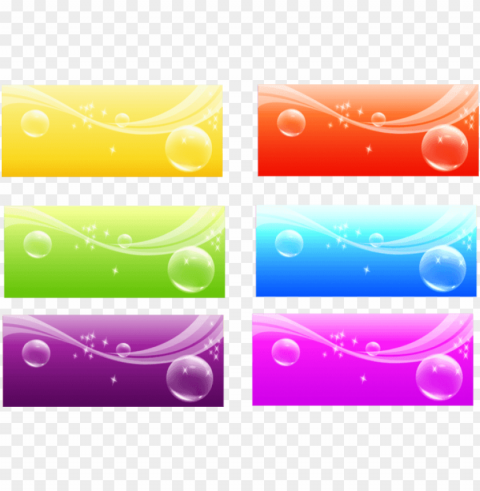 Colorful Bubble Backgrounds Isolated Icon In HighQuality Transparent PNG