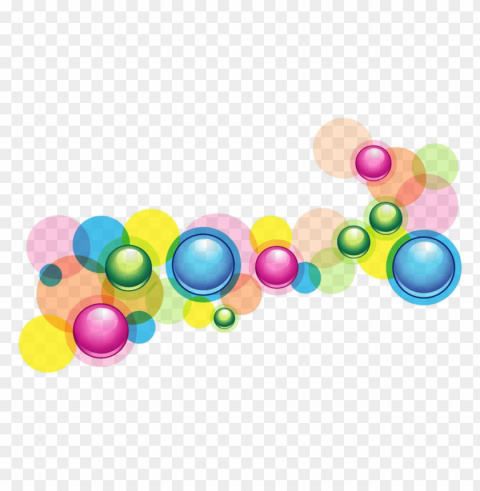 colorful bubbles Transparent PNG illustrations