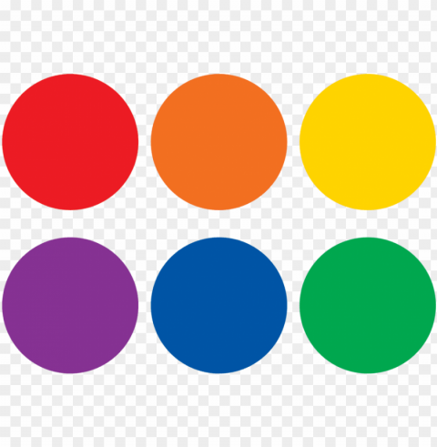 Colorful Circles Isolated Subject With Transparent PNG