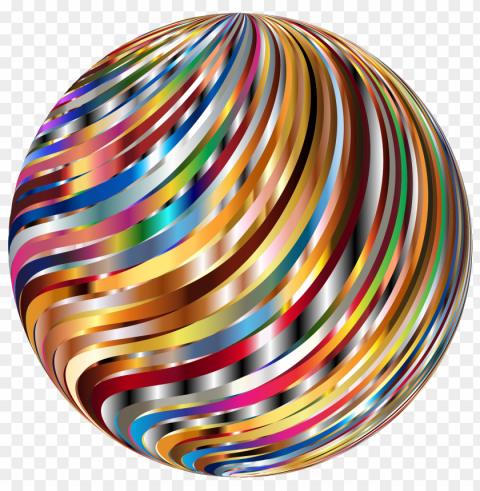colorful disco ball PNG Graphic with Transparency Isolation