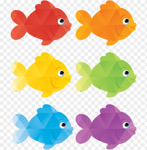 colorful fish accents - colorful fish clipart PNG Image with Clear Isolated Object
