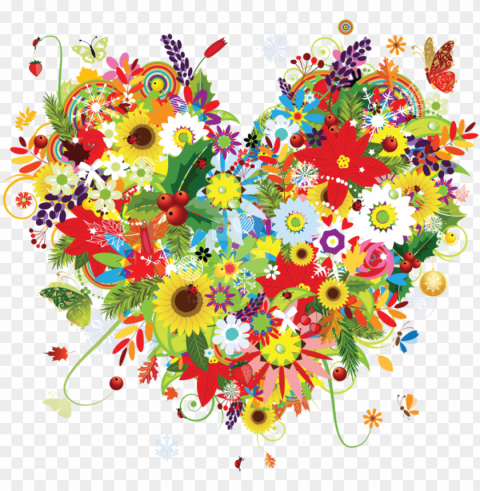 Colorful Floral Design Transparent PNG Images Extensive Gallery