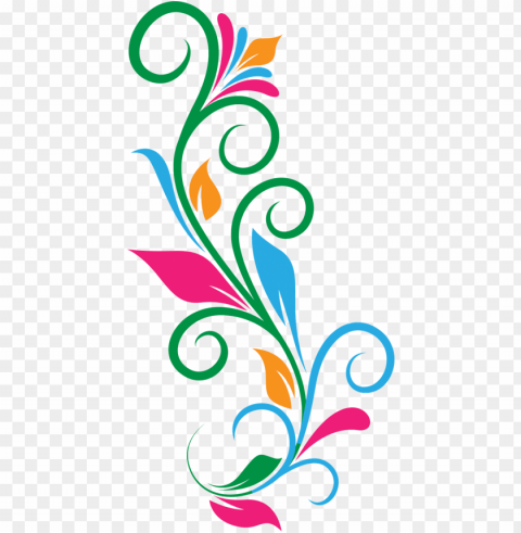 colorful floral Transparent PNG Isolated Design Element PNG transparent with Clear Background ID 5e3508ac