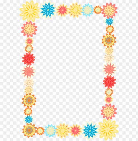 colorful frames and borders PNG high resolution free