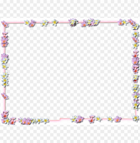 colorful frames and borders PNG Image Isolated on Clear Backdrop