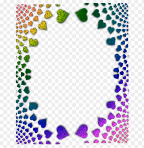 colorful frames and borders PNG Image Isolated with Clear Background