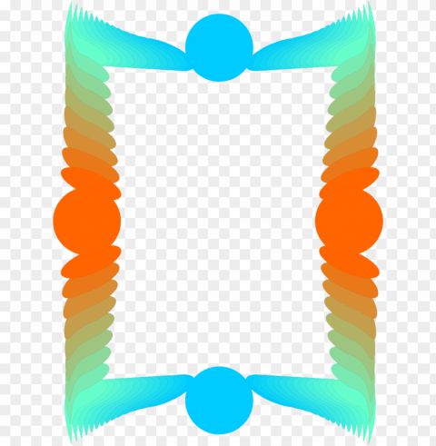 colorful frames and borders PNG Image Isolated with Clear Transparency