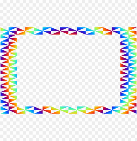 colorful frames and borders PNG Image Isolated with High Clarity