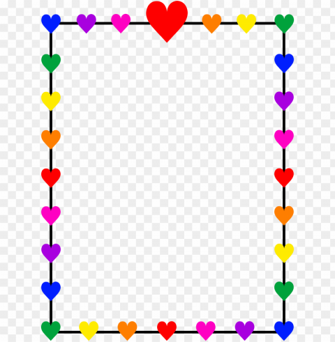 colorful frames and borders PNG Image Isolated with Transparent Clarity