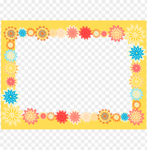 colorful frames and borders PNG Image with Clear Background Isolated