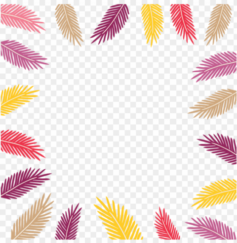 colorful frames and borders PNG Image with Clear Isolated Object