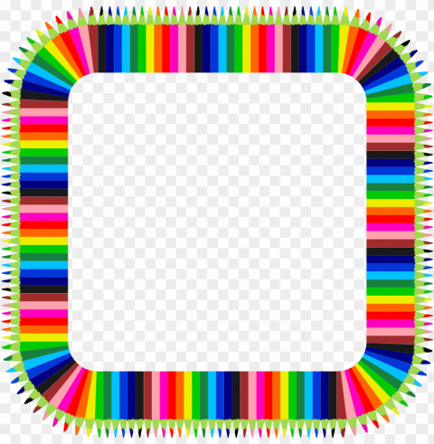 colorful frames and borders PNG transparent elements complete package