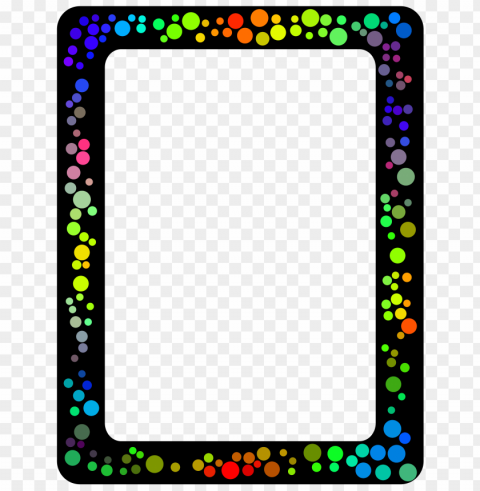 colorful frames and borders PNG transparent elements package