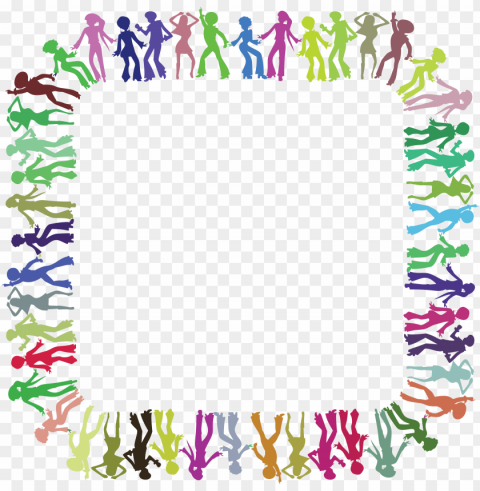 colorful frames and borders PNG transparent photos for presentations