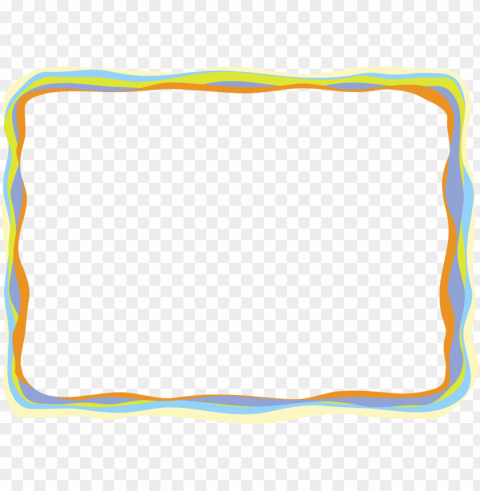 colorful frames and borders png Transparent graphics