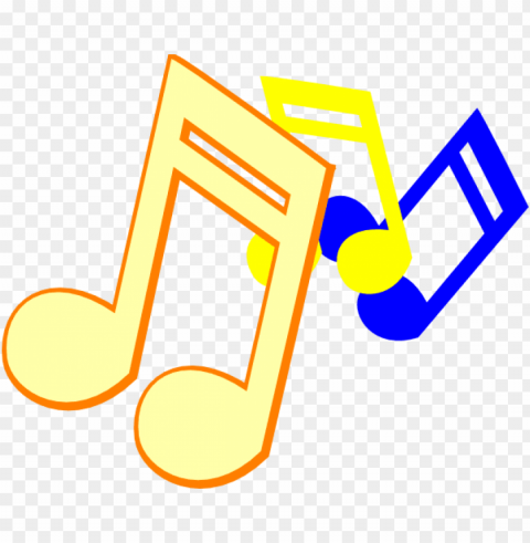 colorful music note Transparent background PNG images selection