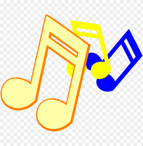 Colorful Music Note Transparent Background PNG Images Selection