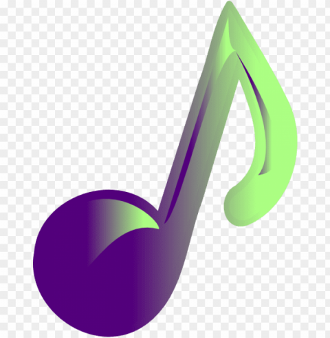 colorful music notes High Resolution PNG Isolated Illustration