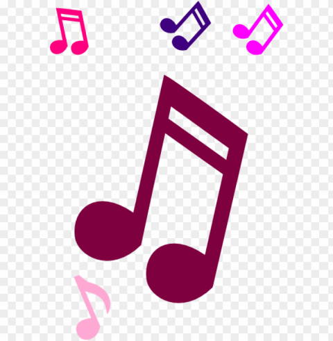 Colorful Music Notes High-quality PNG Images With Transparency