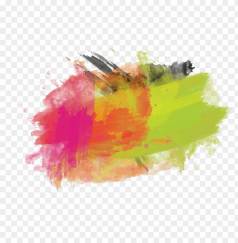 Colorful Paint Splash PNG Artwork With Transparency