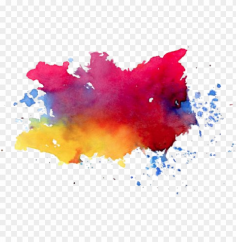 colorful paint splatter PNG Image Isolated with HighQuality Clarity