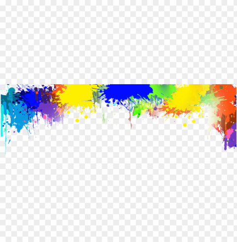 colorful paint splatters Free download PNG images with alpha transparency