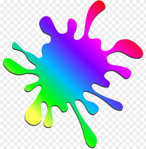 colorful paint splatters PNG free download