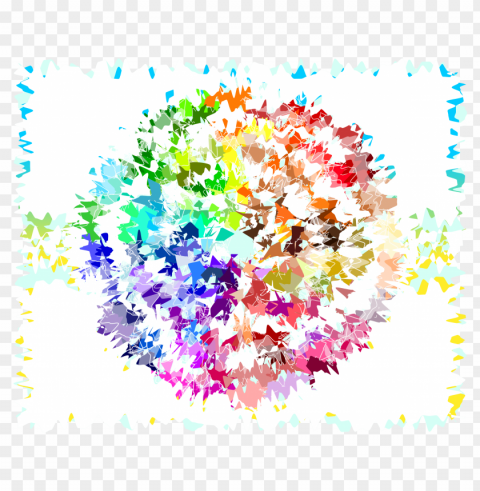 colorful paint splatters PNG Graphic Isolated on Clear Backdrop