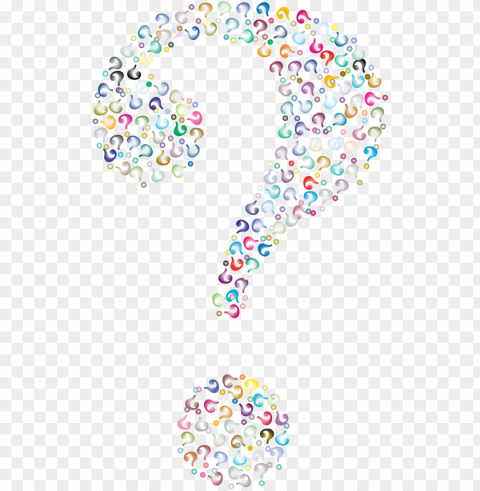 colorful question marks - question marks Transparent Background Isolation in PNG Image