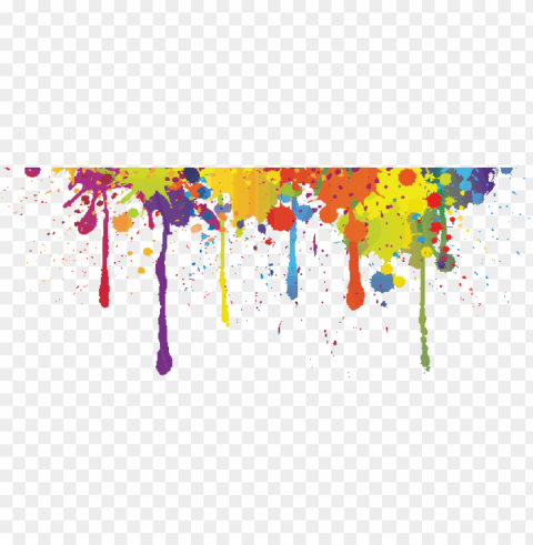 colorful splatter png Transparent pics